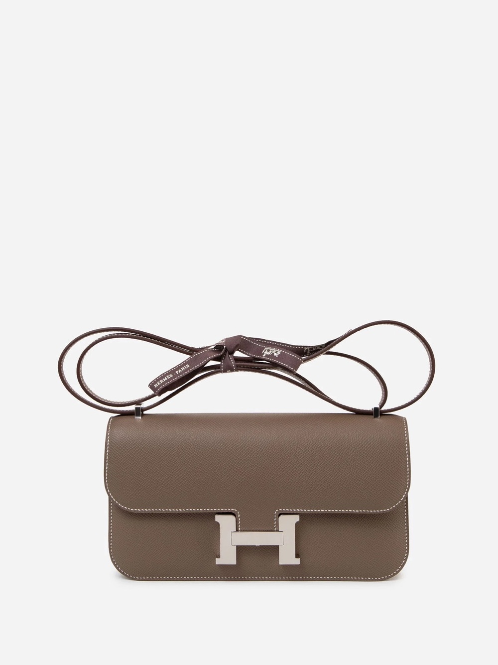 Hermès 2024 Etoupe Epsom Leather Constance Elan
